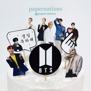 BTS Cupcake Toppers